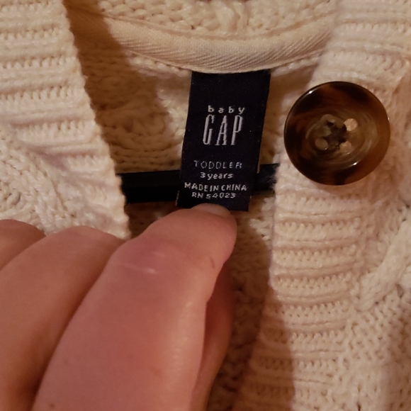 Sweetest Baby Gap Long Sweater Jacket - Picture 2 of 5